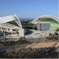 Structure de toit en treillis d'acier préfabriqué pour stade et couverture