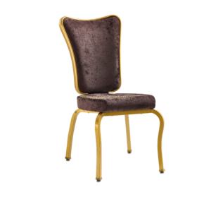 Chaises de Banquet d'hôtel en aluminium à dos d'aile haute en gros portables et durables pour l'utilisation d'entrée de parc d'atelier d'appartement de villa - Product Image 1