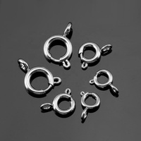 6MM Accessoires Bijoux 6mm Fermoir En Acier Inoxydable Couleur Personnalisée Charmes Anneau À Ressort Bracelet En Acier Inoxydable Fermoir À Ressort