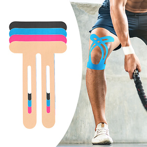 Bande de kinésiologie en coton prédécoupée de qualité supérieure, une seule pièce, pour soutien rotulien, compression élastique, respirante, pour sport et muscles (<span class=keywords><strong>KT</strong></span> <span class=keywords><strong>Tape</strong></span>) - Product Image 1