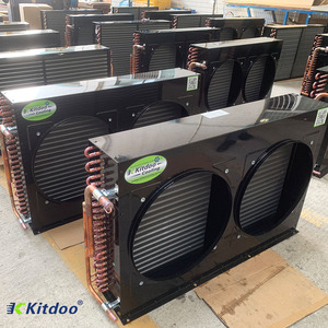 KITDOO Unité de condensation industrielle à double ventilateur pour <span class=keywords><strong>compresseur</strong></span> scroll motorisé, la plus vendue pour la réfrigération - Product Image 1