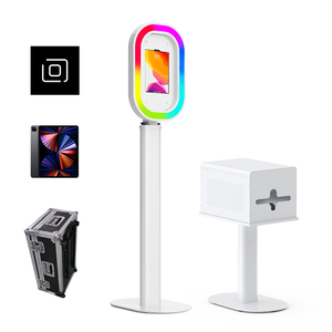 Haute qualité 10.2/10.9/11/12 "iPad Photo Booth boîtier en métal 12.3/13" Surface Pro Photo Booth <span class=keywords><strong>mariage</strong></span> Salsa auto <span class=keywords><strong>Photobooth</strong></span> - Product Image 2