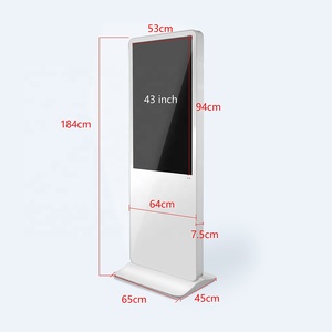 55นิ้ว4K IPS ตู้โฆษณาระบบแอนดรอยด์11 RK3568 2G + 32G โซลูชั่นป้ายดิจิตอลแบบสัมผัสพร้อมวัสดุโลหะ - Product Image 4