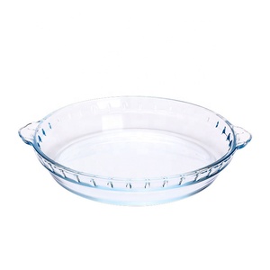 Molde para Pastel de Vidrio - Molde para Pastel de Vidrio Profundo de 4 Tamaños con Asa para Hornear - Product Image 1