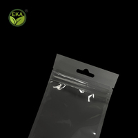 Sac d'emballage transparent pour affichage d'épicerie, snack et fruits de mer, bâtonnets de crevettes, sac en plastique composite pour filet de poisson avec trou de suspension