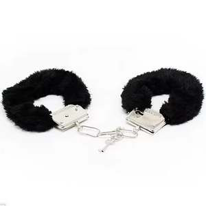 <b>BDSM</b> Bondage <b>Restraint</b> Faux Fur Hand Cuffs Wrist Cuffs Ankle Cuffs for Adult Foreplay - Product Image 5