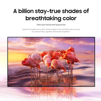 TV LED UHD Samsung DSC SMART 4K QLED 50"55"65"75"85" 98 inci dengan WIFI Android, untuk penggunaan di rumah, ruang tamu, dapat diletakkan di meja/dinding.