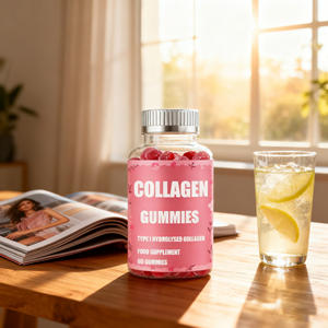 Private Label Meereskollagen-Gummibärchen für Haare und Haut Aufhellendes Schönheits-Nahrungsergänzungsmittel für Frauen Sichere Gummibonbons Nicht für Schwangere - Product Image 1