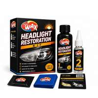 Agente de Reparación y Restauración de Faros de Automóviles de Grado Profesional, Certificado MSDS, Elimina Manchas y Arañazos Menores, Brillo y Claridad