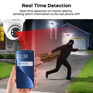 Eseecloud interior PTZ de doble banda WiFi IR y visión nocturna a todo color tarjeta TF y almacenamiento en la nube 2 vías de audio Control remoto Cámara WIFI - Product Image 5