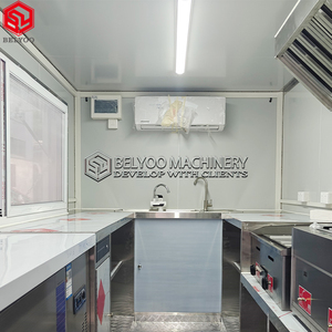 Trailer nhượng bộ cao cấp với thanh sinh tố và thiết lập nhà bếp đầy đủ cho thức ăn đường phố và phục vụ - Product Image 4