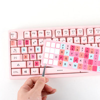 Autocollants de lettres pour clavier en gros/sur mesure, anglais/russe/français/allemand, autocollants pour clavier d'ordinateur portable