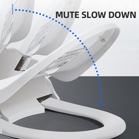 Siège de toilette intelligent chauffant électrique automatique de haute qualité, facile à installer, avec film remplaçable et couvercle à fermeture douce, 220V AC