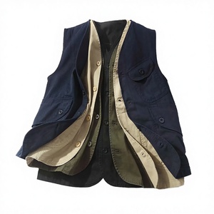 Chaleco de algodón 100% para hombre, estilo casual, multibolsillos, para verano, ideal para periodistas, cazadores y fotógrafos, talla grande. - Product Image 2