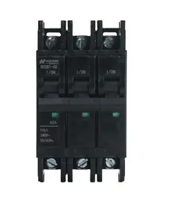 Hot Sales UL489 standard MCB miniature circuit breaker used for American market 3P C 5/10/15/20/25/30/35/40/45/50/60A