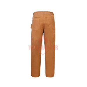 Pantalons de <span class=keywords><strong>travail</strong></span> pour hommes en toile de coton OEKO-TEX 100 410 g/m², résistants, pour la construction, vente en gros - Product Image 2