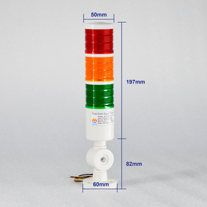 Luz de Señalización Industrial RS485 Modbus, Torre de Señalización LED de 3 Colores con Zumbador - Product Image 5