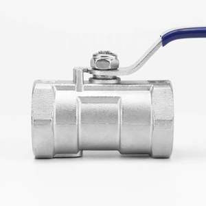 Válvula de Bola Ajustable de una Pieza, Acero Inoxidable 304/316, 4/6/1 Pulgadas DN2, Accionamiento Manual, Rosca Interna para Agua - Product Image 2