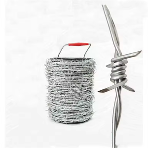 ม้วนลวดหนามชุบสังกะสีขนาด1.55มม. 200ม. 500เมตรป้องกันฟาร์มมีมาตรวัด12ระดับ - Product Image 5