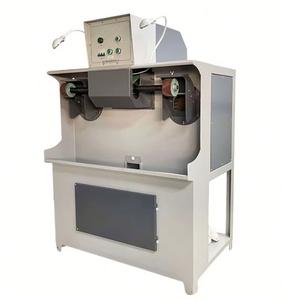 Machine à polir les chaussures électrique à tête unique avec aspiration des poussières pour le cuir dans l'industrie de la fabrication de chaussures - Product Image 1