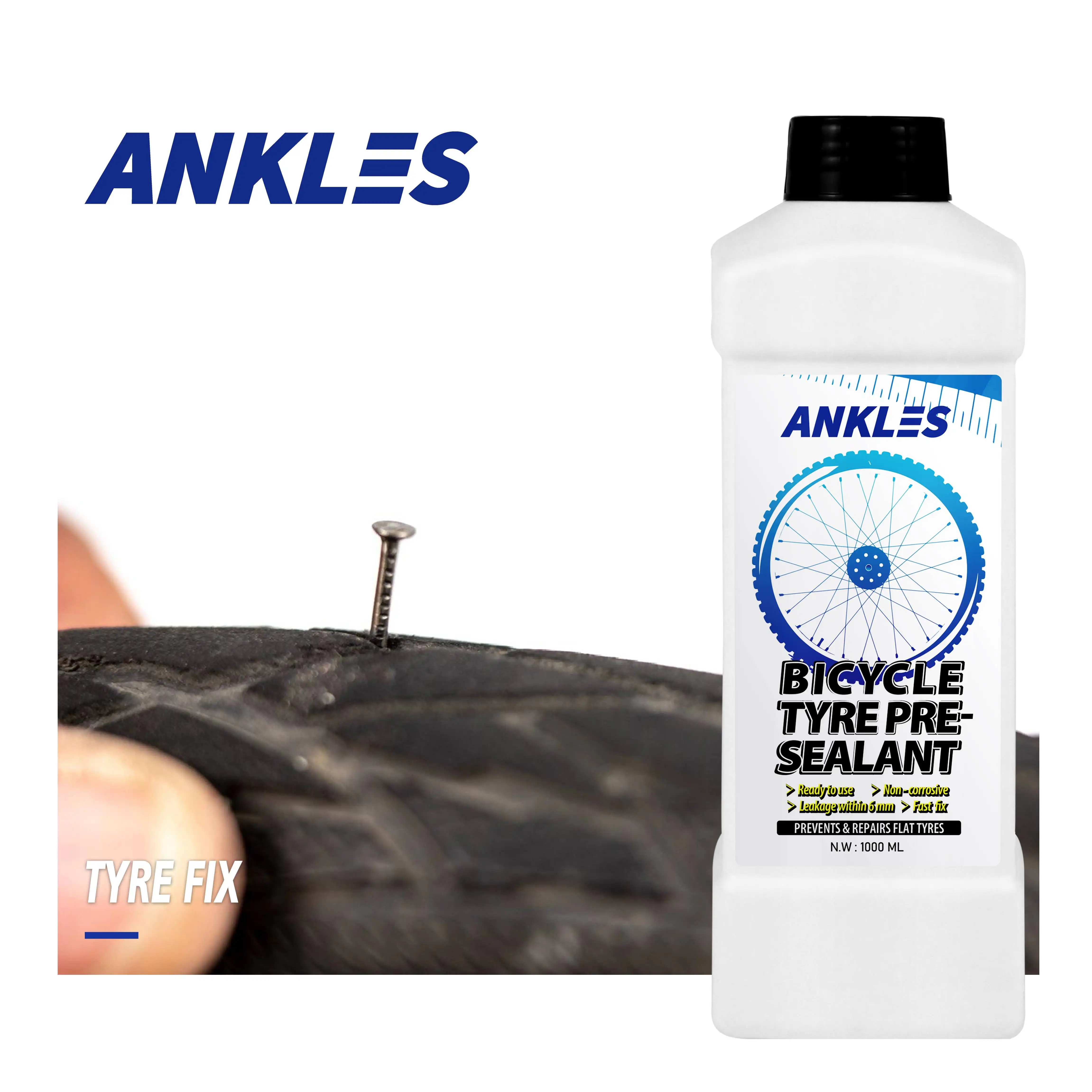 ANKLES wholesale Car care 1000ml anti puncture tyre liquid tyre sealant tire sealant