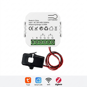 Contatore di Energia Intelligente Bidirezionale Tuya Zigbee WiFi su Guida DIN per Distribuzione Commerciale all'Ingrosso CE - Product Image 1