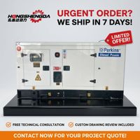 Générateur diesel silencieux 6 cylindres triphasé Cummins Perkins 25kw 30kw 40kw 55kw 60kw 68kw 75kw 80kw 100kw 112kw 120kw 128kw 150kw