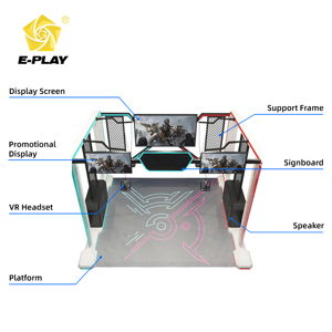 Eplay Popular Proyecto de Alta Rentabilidad Simulador de Tiro <span class=keywords><strong>VR</strong></span> 9D Máquina de Batalla Espacial Multijugador Construcción Metálica para Centro Comercial - Product Image 3