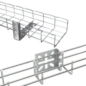 HOT SALE ! Steel Cable Tray Basket 200*100 100*50 Galvanized Wire Mesh Cable Tray