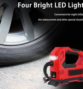 Inflador de neumáticos inalámbrico, <span class=keywords><strong>compresor</strong></span> de aire para batería <span class=keywords><strong>DeWalt</strong></span> 160PSI, luz LED portátil, bomba de aire de mano con manómetro Digital - Product Image 4