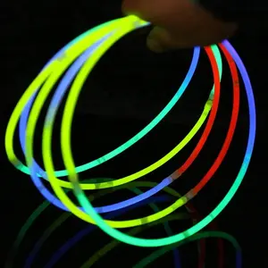 Glow stick necklace for party, halloween christmas 22 inch glow necklace custom led bracelet