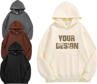 Sweat-shirts à capuche brodés de haute qualité, personnalisables avec impression en relief, pour hommes et unisexe, sweats oversize vierges pour hommes