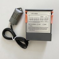 Controlador Digital de Temperatura y Humedad, Termostato de Pantalla LCD de CA de 110V/220V con Control de Temperatura, 1 Unidad