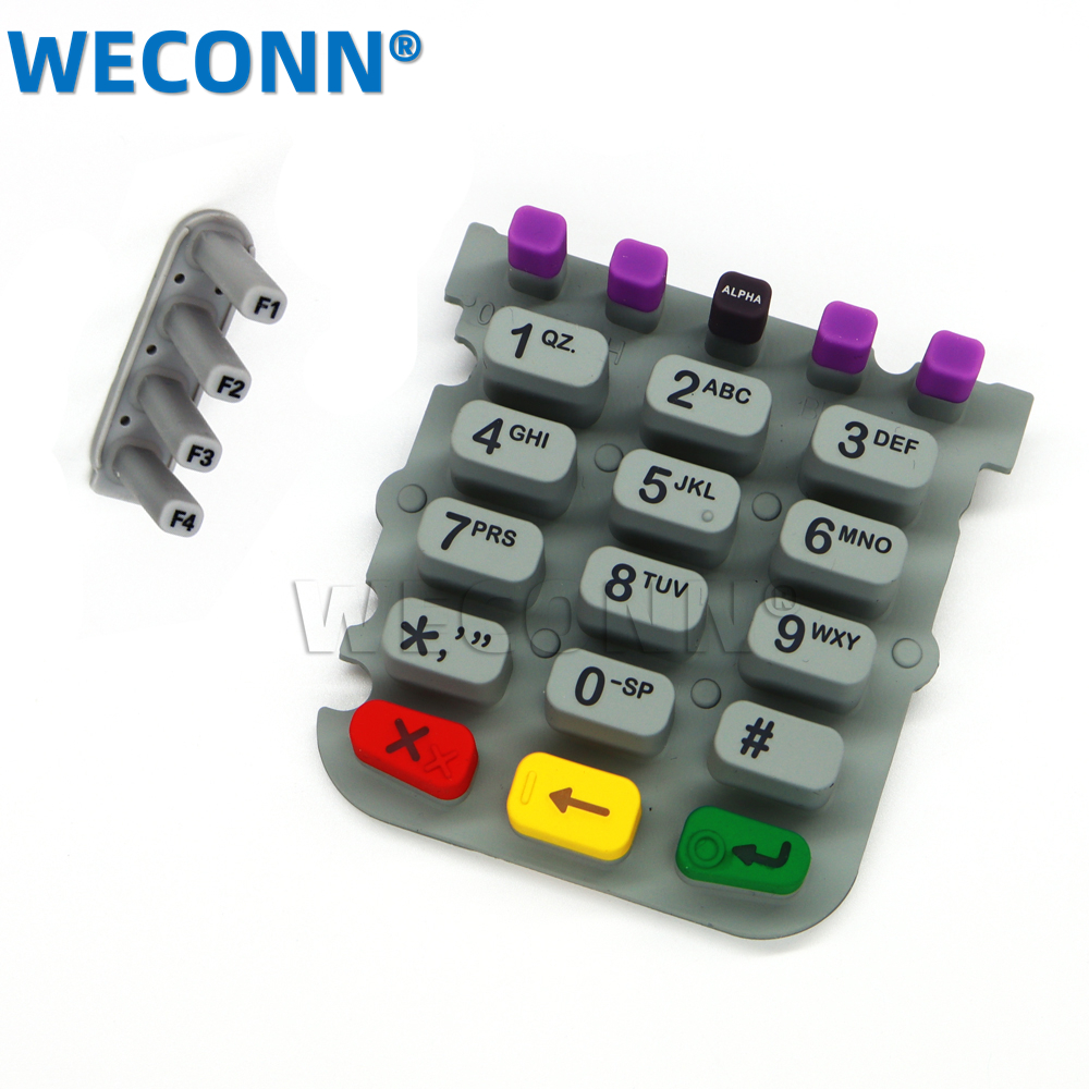 Factory supplier Verifone Vx520 Pos Terminal Silicone Keypad Rubber Keyboard with board without board