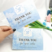 Cartes de Visite Personnalisées Impression Directe Usine Logo de Marque Merci pour le Soutien de Ma Petite Entreprise
