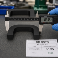 Noyau en acier au silicium de qualité électrique haute pureté pour les dispositifs de contrôle de puissance et de filtration