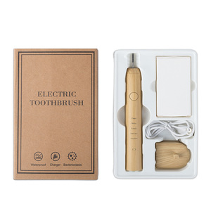 <span class=keywords><strong>Brosse</strong></span> <span class=keywords><strong>à</strong></span> dents en bois de <span class=keywords><strong>bambou</strong></span> <span class=keywords><strong>Brosse</strong></span> <span class=keywords><strong>à</strong></span> dents électrique sonique avec <span class=keywords><strong>tête</strong></span> de <span class=keywords><strong>brosse</strong></span> en bois Charge sans fil pour adulte - Product Image 6