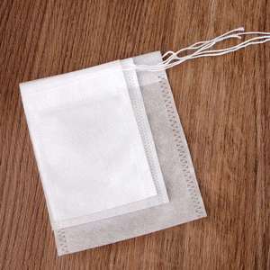 Professional Non Woven Empty Tea <b>Bag</b> Packaging Filter <b>Bags</b> Disposable Tea Brewer Natural Empty Tea Filter <b>Bags</b> with <b>String</b> - Product Image 4