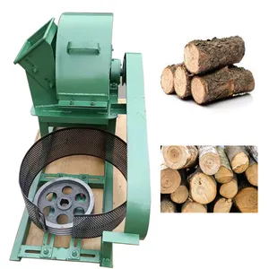 Serra máquina de madeira cortador de poeira, serra trituradora horizontal triturador de resíduos máquina de corte de madeira