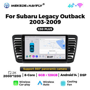 MEKEDE Android GPS Navigation Touchscreen Auto FM DSP 8Core 6 128GB Multimedia Radio <span class=keywords><strong>Player</strong></span> für <span class=keywords><strong>Subaru</strong></span> Legacy <span class=keywords><strong>Outback</strong></span> 2003-2009 - Product Image 4