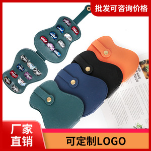 Pochette pour plectres de guitare, sac de transport souple en matériau Pu, étui de rangement Portable pour plectres de guitare basse - Product Image 5
