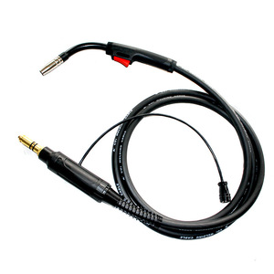 BIEER MIG Welding Torch 3M LK15AK15FT Angled Head With Lincoln Connector 150A Rated Current - Product Image 3