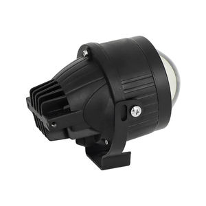 Lampu Sorot Kabut LED Universal Tiga Warna Hi/<span class=keywords><strong>Lo</strong></span> Beam 55W/PCS Bi LED Proyektor Lensa 3 Inch - Product Image 3