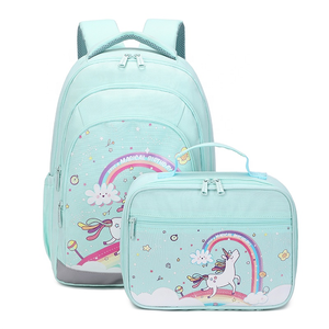 Zaino <span class=keywords><strong>unicorno</strong></span> 2024 <span class=keywords><strong>borsa</strong></span> da scuola per ragazze riciclata impermeabile Set zainetto per bambini zaino per zaino - Product Image 2