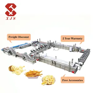 Better Fully Automatic Frozen French Fries Production Line Finger Potato Chips Making Machine