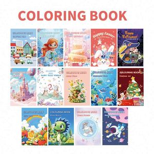 Libro para Colorear con Temas de Halloween, Navidad y Cumpleaños con Opciones de Personalización - Product Image 1