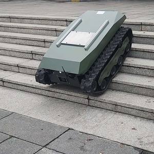 Small Hydraulic Lifting Robot Chassis Undercarriage/Rubber <strong>Tracked</strong> Wheelchair Crawler Lifting Platform Electric <strong>Walking</strong> - Product Image 3