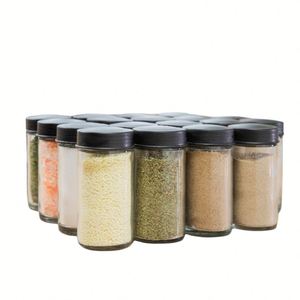 En gros, Ensemble d'étagères à épices rotatives à 360° en verre, design Grande Roue, avec 18 pots à épices - Product Image 3