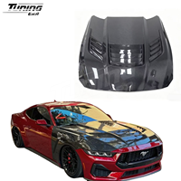 Capot moteur en fibre de carbone style SHE, très demandé, pour Mustang S650 GT ECO Dark Horse 2024+, kit de conversion amélioré
