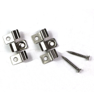 Attaches cachées Clips en acier inoxydable pour plancher pont WPC Decking accessoires verrouillage installer Wpc solive Support bord couverture - Product Image 2